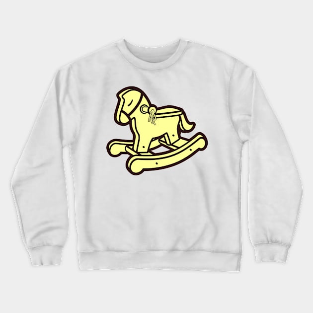 Rocking horse Crewneck Sweatshirt by ShirtyLife